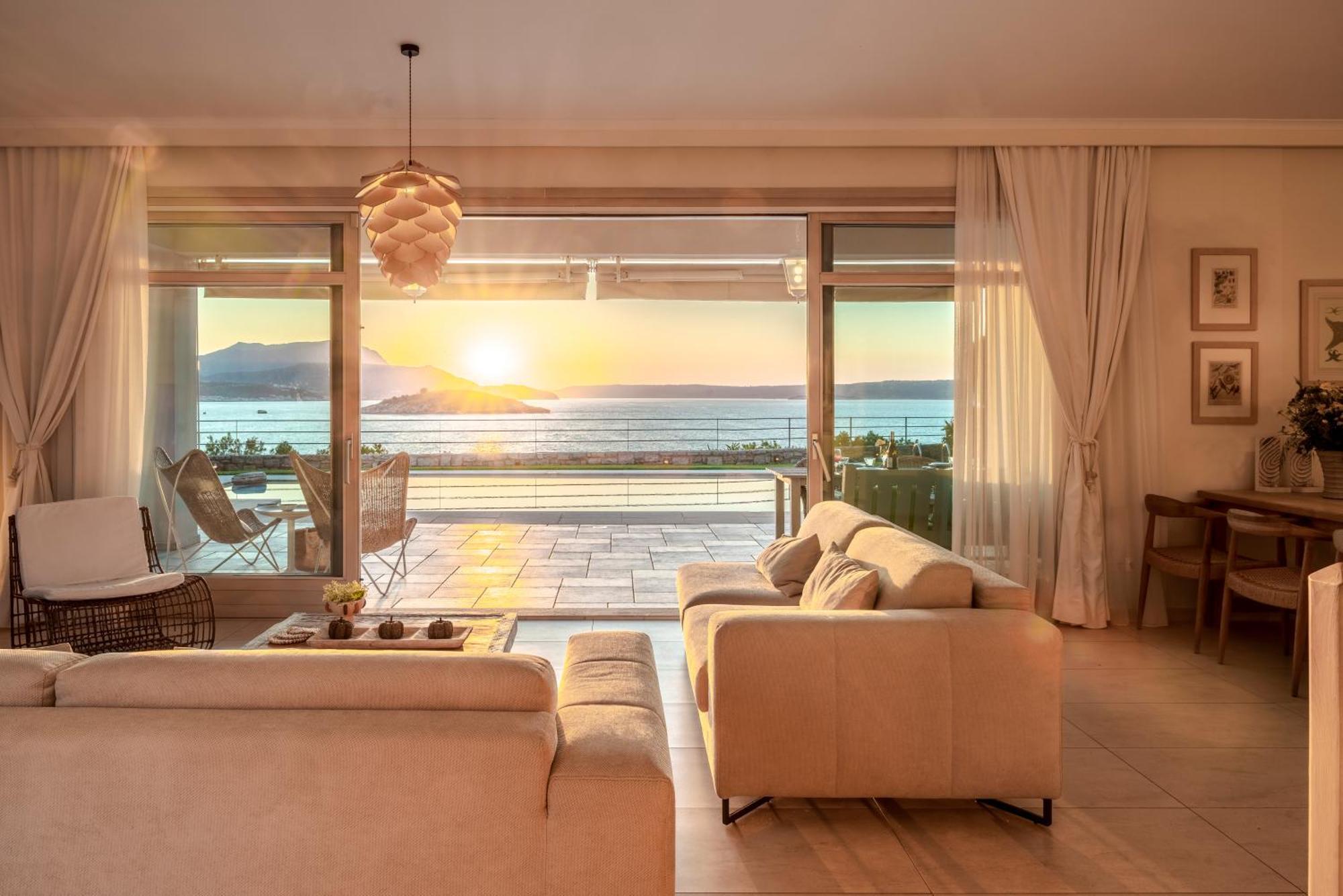 Sk Place Luxury Seafront Villas Chania Almirida Екстериор снимка