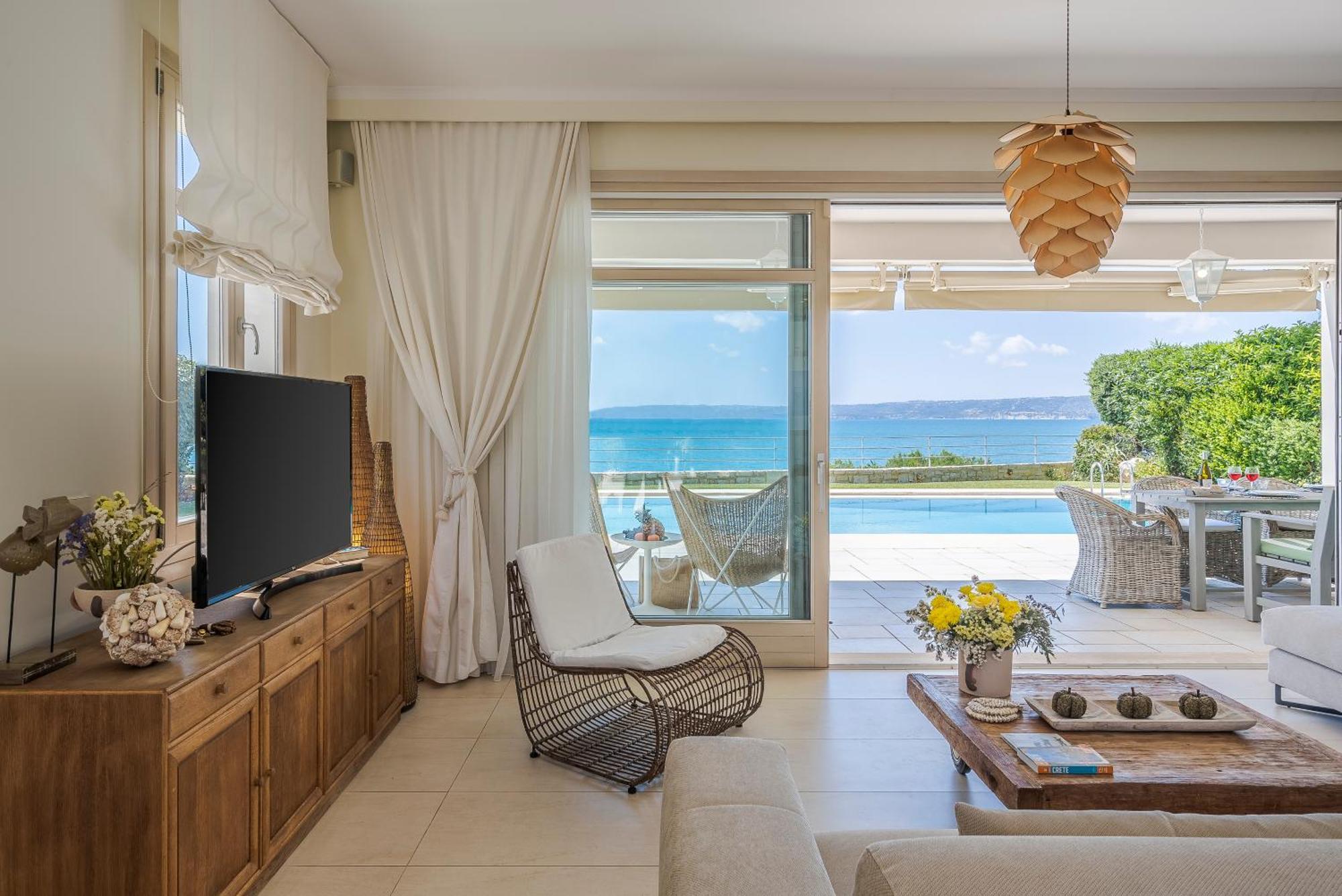Sk Place Luxury Seafront Villas Chania Almirida Екстериор снимка